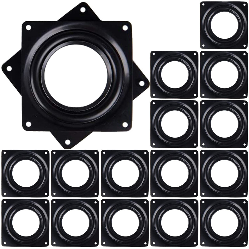 16 Pack Rotating Tray Turntable Bearings For Serving Trays 4-Inch Black 6493810830716