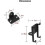 2 Pack Black Wall Mount Brackets for Bose Virtually Invisible 300 Wireless Surround Speakers 5