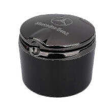 (70*65mm, Black (all metal)) Ashtray Suitable Mercedes-benz Car Creative Metal Ashtray-Good