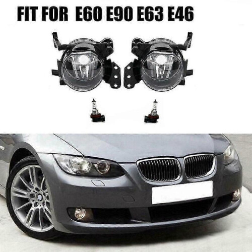Fog Lights Assembly for -BMW 3 5 6 Series E60 E61 E90 E91 E63 E64 X3 E83 Front Bumper Fog Lamp 63176 2