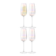 Mother of Pearl Champagne Flute for Elegant Occasions 8.5 fl oz/H9.25in
