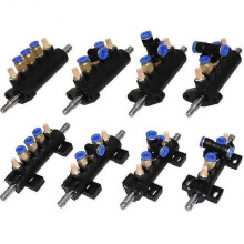 (3) Tire Changer Machine Repair Tool - Five Way Air Control Foot Pedal Valve Wheel