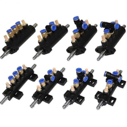 (3)Tire Changer Machine Repair Tool - Five Way Air Control Foot Pedal Valve Wheel