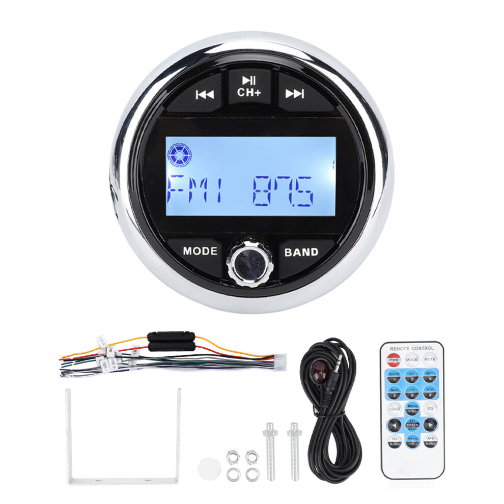Dc 12V Marine Stereo Receiver Bluetooth Mp3 Player 9121376845567