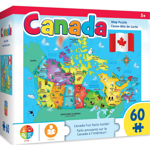 Mapa do Canad    60 PC