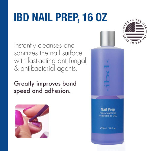 IBD Nail Prep-Spray, Βελτιώνει την Ταχύτητα Συγκόλλησης και Προσκόλλησης, 16 oz 2