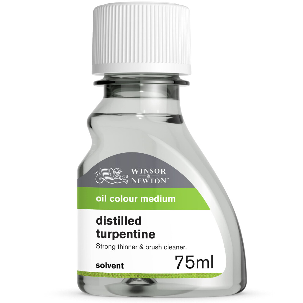 Winsor Newton Distilled Turpentine 75Ml 25Oz Bottle 884955015520