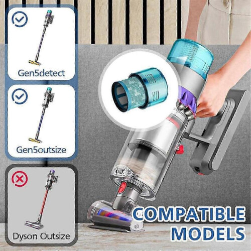 5PCS for Dyson Gen5 Detect / Outsize Vacuum Cleaner Rear Filter Accessories Replacement Attachment w 1