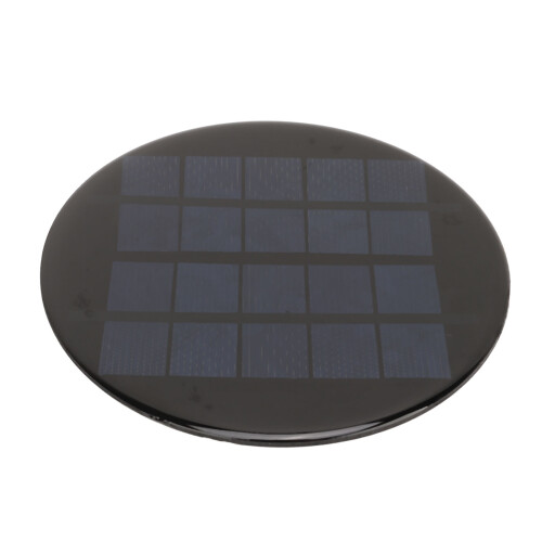 Mini Round Solar Cell Panel 1.1W 5V 120mm 2