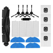 For X-Plorer Serie 75 S+ RG8597W Robot Vacuum Cleaner Main Side Brush Hepa Filters Mop Cloth Dust Ba