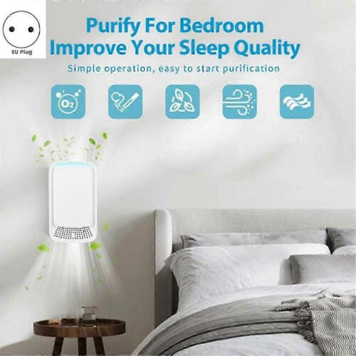 2 Pcs Quiet Plug-in Air Purifier for Home Negative Ionizer Technology for Bedroom Pet Kitchen Office 1
