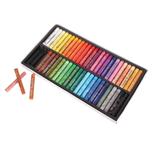 48 Colors Oil Pastel Set Soft Safe Coverable Easy 1