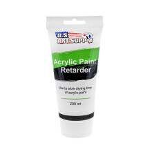 U.S. Art Supply Acrylverzgerer, Acrylmedium, 200-ml-Tube (6,7 Unzen)  gemischt mit Farbe sorgt fr lngere Verarbeitungszeiten