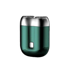 (green) New Upgrade Model Mini Dual-Head Electric Shaver, Unisex Mini Portable Electric Shaver