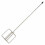 Plated Steel Mixing Paddle for Baking and Cooking 30in 3