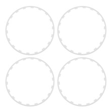 4PCS Wheel Rim Protection Ring Scratch Resistant