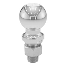 40067 Chrome Trailer Hitch Ball, 7,500 lbs, 25/16Inch Diameter, 1 x 21/8Inch Shank, Silver