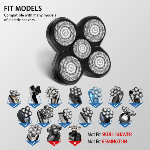 4 Pack Replacement Heads for Shaver 1
