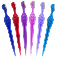 24 Pieces Mini Multipurpose Eyebrow Razor for Face Hair Removers Makeup Face Care Tools