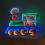 Snow Time 63cm Light up Christmas Train Infinity Decoration with Santa & LEDs 7