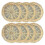 8 Pack Bamboo Paper Plate Holders, 10 Inches Reusable 1