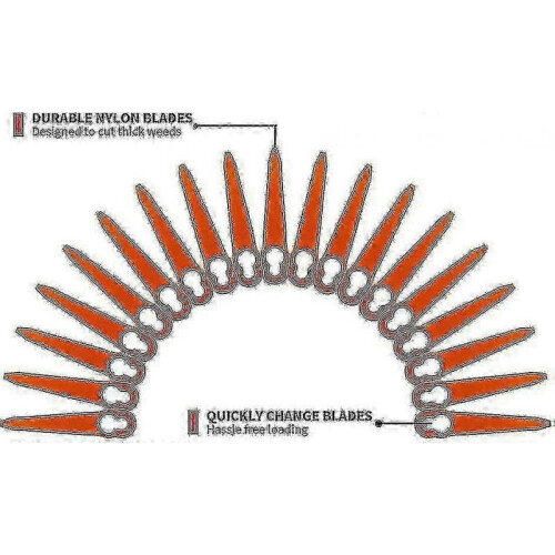 100 PolyCut Blades for Stihl FSA 30, 45, 57 & 156 Grass Trimmers 2