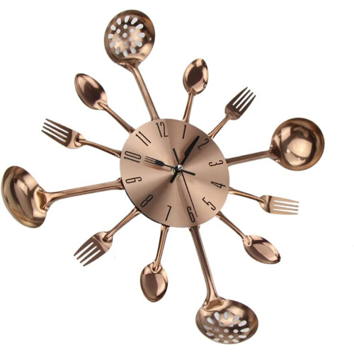 Copper Modern Creative Wall Clock for Home Decor 40CM 1