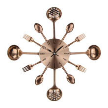 Copper Modern Creative Wall Clock for Home Decor 40CM