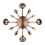 Copper Modern Creative Wall Clock for Home Decor 40CM 1
