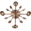 Copper Modern Creative Wall Clock for Home Decor 40CM 3