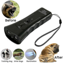 Pet Gentle Ultrasonic Anti Dog Barking Trainer Led Light Gentle Chaser Device Repeller