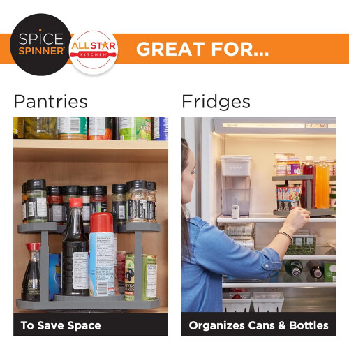 Spice Rack Organizer for Kitchen Pantry Organization and Storage 2