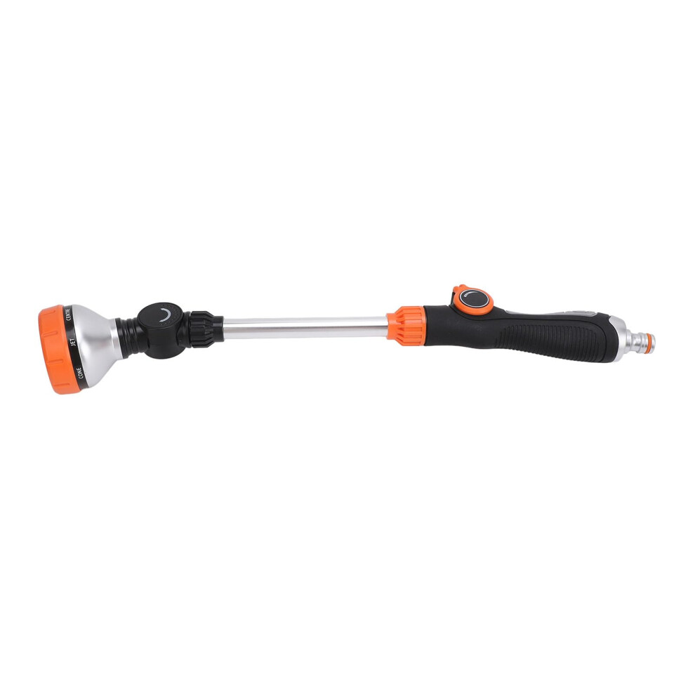 Garden Hose Wand 8 Patterns Multifunctional Aluminum TPR Long Nozzle Sprayer for Agriculture Car Washing-image-OPC-PHZR9BR-NEW