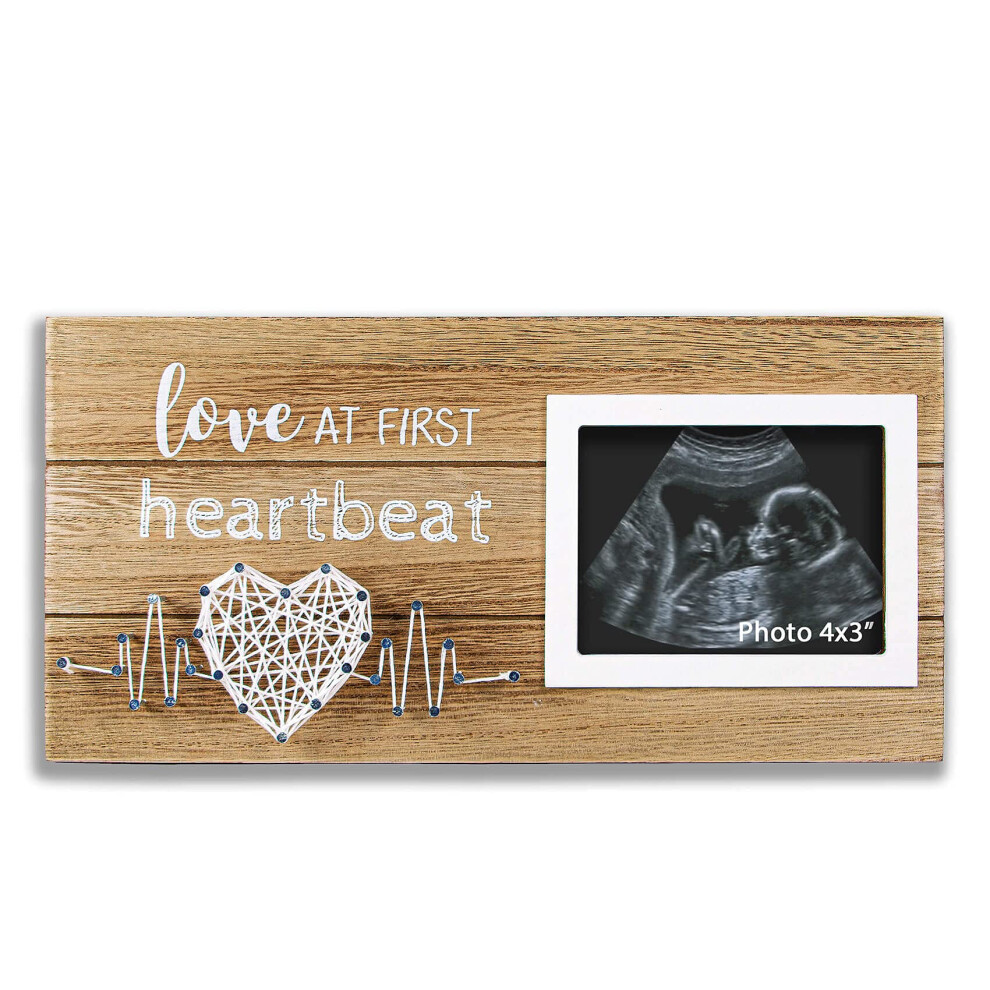 Sonogram Picture Frame for Pregnancy Announcements Baby Gender Reveal 4' x 3'