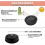 2 Pack 8cm Diameter Replacement Solar Lights 4
