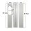 3pcs Adjustable Portable Window Kit Plate for Air Conditioner Accessories Air Conditioner Window At 2