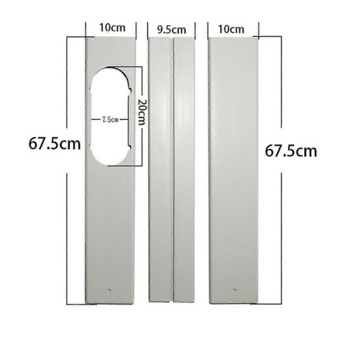 3pcs Adjustable Portable Window Kit Plate for Air Conditioner Accessories Air Conditioner Window At 1