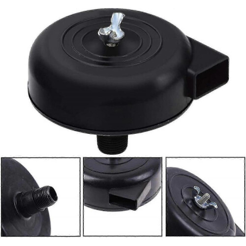 2 Pcs Compressor Filter, 16mm 3/8pt Male Thread Silent Compressor for Air Compressor (black) s202412242562 1