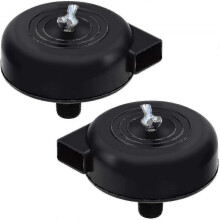 2 Pcs Compressor Filter, 16mm 3/8pt Male Thread Silent Compressor for Air Compressor (black) s202412242562