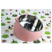 (Pink) Heated Pet Bowl Winter Dog Bowl Heating Water Bowl Temperature Adjustable Heated Water Bowl For Dogs/cats/rabbits/chickens P20250110669
