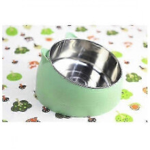 (Green) Heated Pet Bowl Winter Dog Bowl Heating Water Bowl Temperature Adjustable Heated Water Bowl For Dogs/cats/rabbits/chickens P20250110669
