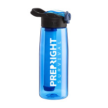 BPA-Free Water Filter Bottle for Camping and Travel