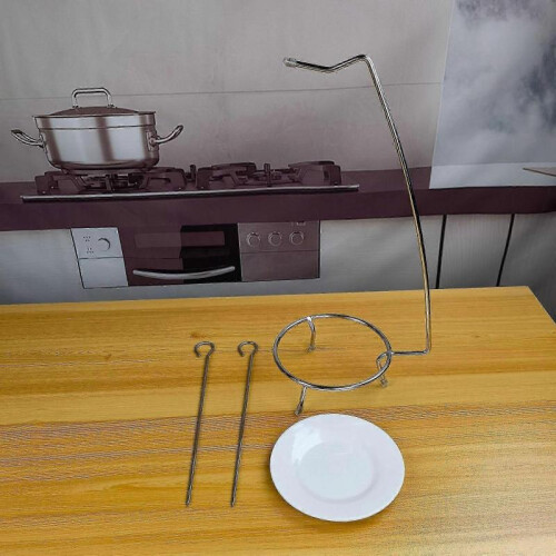Superior Stainless Steel Skewers Rack for Presentation and Flambage 1