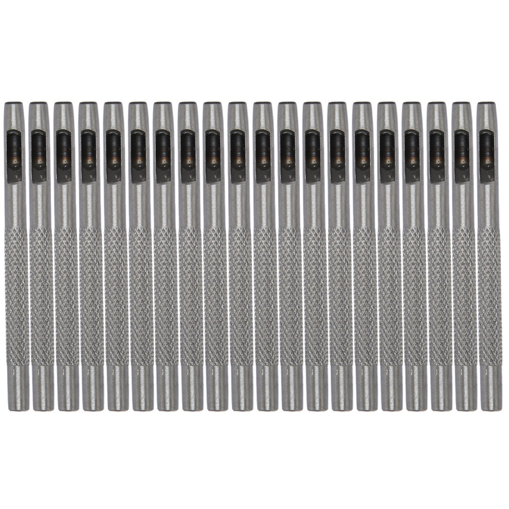 20Pcs Leather Hole Punch Professional Carbon Steel 9121376848278