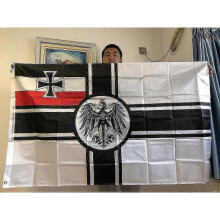 (WHITE) SKY FLAG German Empire DK Reich flag 90x150cm high quality polyester hanging flag Germany flag banner for decoration P20250110342