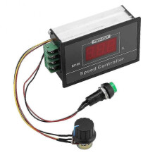 DC 6-60V PWM DC Motor Speed Controller (PWM) Speed Adjustable Stepless Governor Regulator, Motor Speed Controller