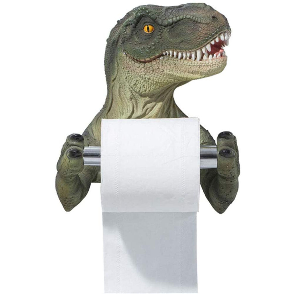 Dinosaur T-Rex Toilet Paper Roll Holder for Bathroom Wall Mount-image-OPC-PHZRBW6-NEW