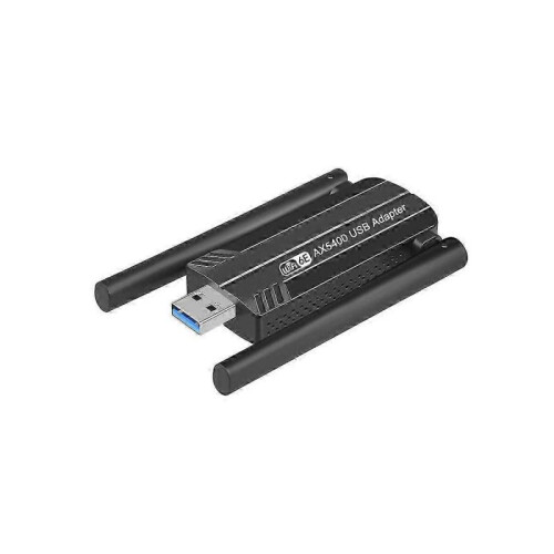 5400Mbps WiFi 6E Tri-Band USB 3.0 Adapter - for Desktops/Laptops (Driver-Free) 1