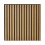 Living And Home (Wenge) 4Pcs 60*60cm Slat Wall Panel with PVC Veneer & PET Backing 4