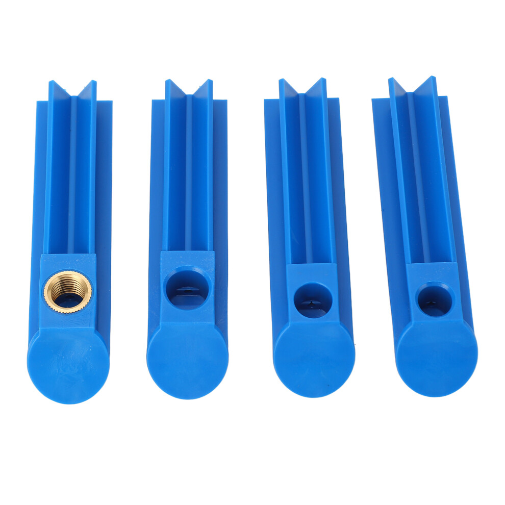 4Pcs Fuel Injector Nozzle Flush Cleaner Adapter 9121376848858
